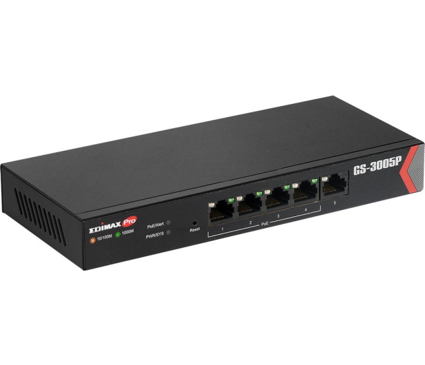 Edimax 5p GS-3005P (5x10/100/1000Mbit 4xPoE+) - 445967 - zdjęcie 2